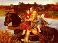Millais, Sir John Everett - A Dream Of The Past Sir Isumbras At The Ford
